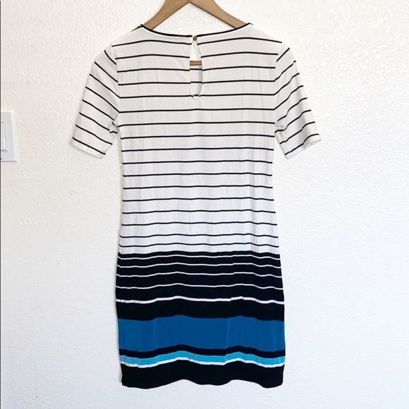 WHBM Striped Colorblock T Shirt XXS Mini Dress - Picture 10 of 11